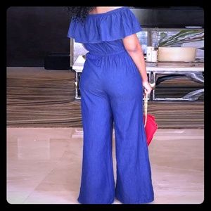 Women's Jean like Jumpsuit